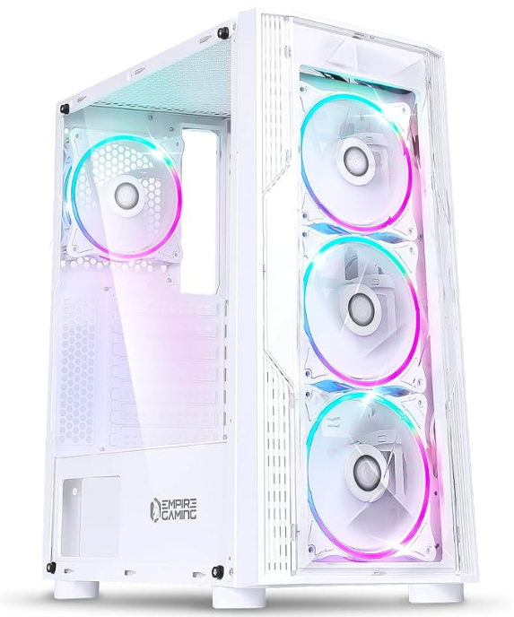 Boitier PC Diamond RGB Blanc